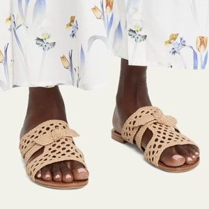 Alexandre Birman Clarita Bow Braided Flat Sandals- NEW, NEVER WORN, STILL IN BOX